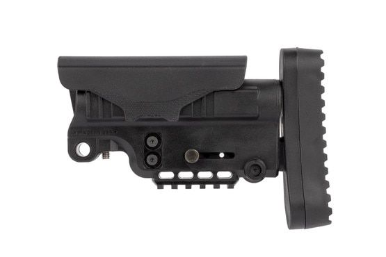 The American Built Arms Company urban stock features an ambidextrous QD sling swivel